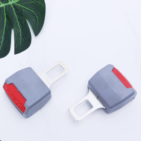 2 PCS RS-01 Universal Car Seat Belt Extension Buckle (Grey)
