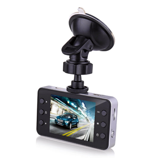 K6000 2.3 inch 90 Degrees Wide Angle Full HD 720P Video Car DVR, Support TF Card (32GB Max) / Motion Detection, with 2 Night Vision Fill Lights by buy2fix