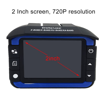 HD 720P 2.4 inch Video Camera Recorder DVR + Radar Detector, SQ Program, Support G-sensor / Night Vision by buy2fix