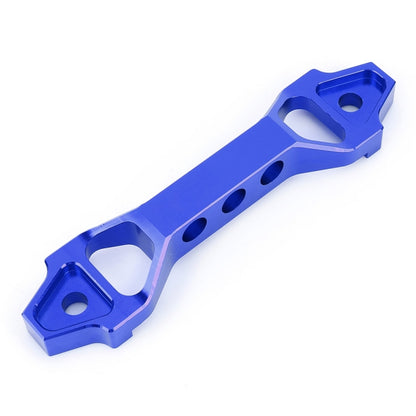 Universal Car Short Arch Stainless Steel Battery Tie Down Clamp Bracket, Size: 18.2 x 4.5 x 2cm (Blue) - Booster Cable & Clip by buy2fix | Online Shopping UK | buy2fix