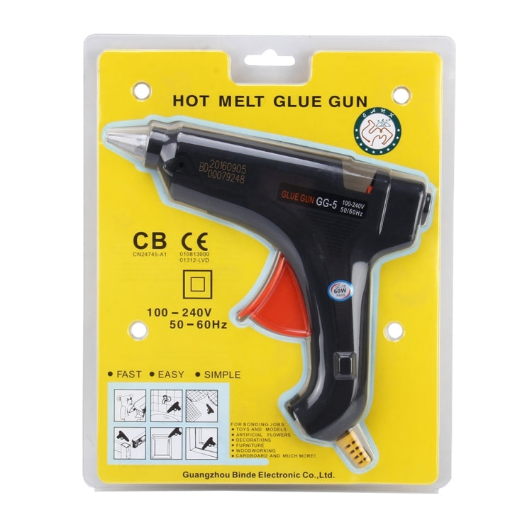 100-240V 60W High Temperature Adhesive Art Craft Hot Melt Glue Gun (EU Plug) by buy2fix
