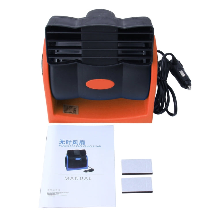 HX-T302 DC 24V 7W Portable Vehicle Cooling Fan Low Noise Silent Cooler Air Conditioner, 2 Speeds Adjustable, Random Color Delivery - Heating & Fans by buy2fix | Online Shopping UK | buy2fix