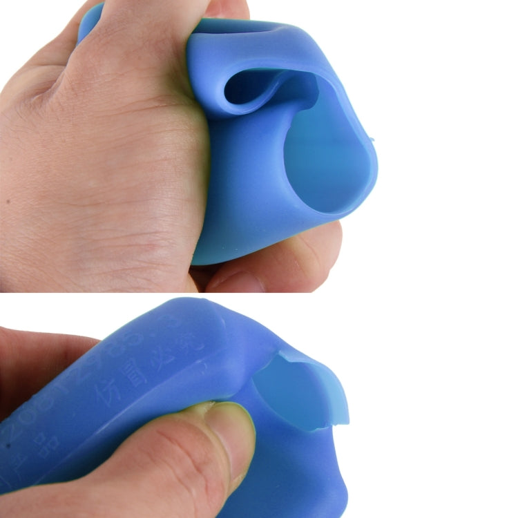 Safe Rubber Car Seat Belt Clips Locking Buckles Protective Cover(Blue) - Seat Belts & Padding by buy2fix | Online Shopping UK | buy2fix