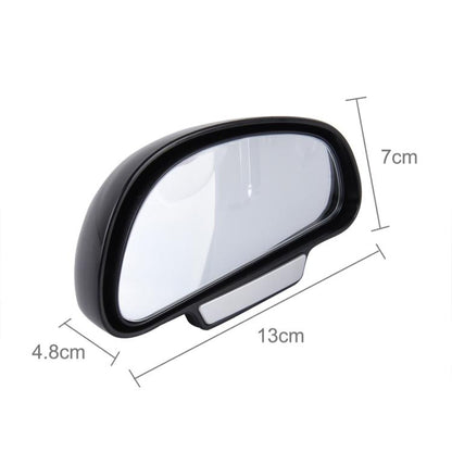 3R-092 Car Blind Spot Right Rear View Wide Angle Adjustable Mirror (Silver) - Convex Mirror & Accessories by 3R | Online Shopping UK | buy2fix