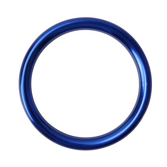 4 PCS Car Outlet Decorative Rings Aluminum Alloy Air Outlet Chrome Trim Ring Car Dashboard  Air Vents Cover Sticker Decoration for Audi A3(Blue) - Decoration Rings by buy2fix | Online Shopping UK | buy2fix