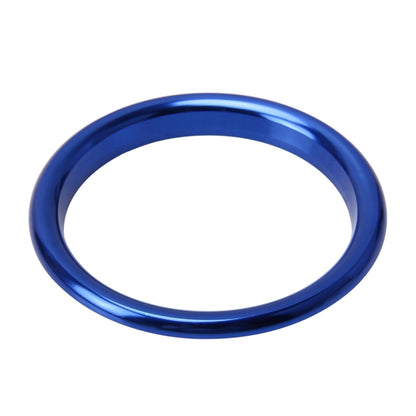 4 PCS Car Outlet Decorative Rings Aluminum Alloy Air Outlet Chrome Trim Ring Car Dashboard  Air Vents Cover Sticker Decoration for Audi A3(Blue) - Decoration Rings by buy2fix | Online Shopping UK | buy2fix