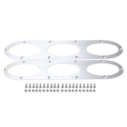 2 PCS Anti-collision Protection Decorative Bar Behind The Siege Car Decoration(Silver) - Trunk & Bumper Accessories by buy2fix | Online Shopping UK | buy2fix