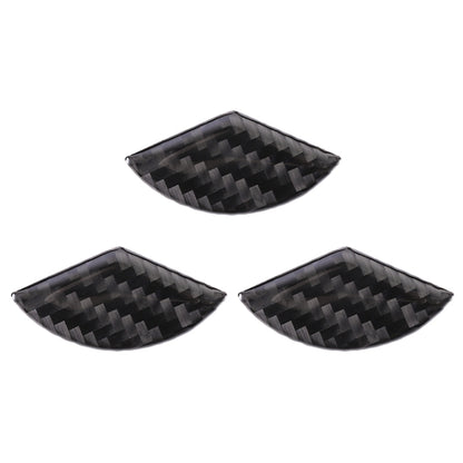 Car Carbon Fiber Steering Wheel Decorative Sticker for Mercedes-Benz GLA 2015-2018 by buy2fix