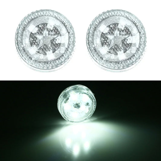 2 PCS Car Door Magnetic Warning Strobe Light Lamp(White Light) - Warning Lights by buy2fix | Online Shopping UK | buy2fix