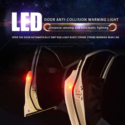 2 PCS Car Door Magnetic Warning Strobe Light Lamp(Yellow Light) - Warning Lights by buy2fix | Online Shopping UK | buy2fix