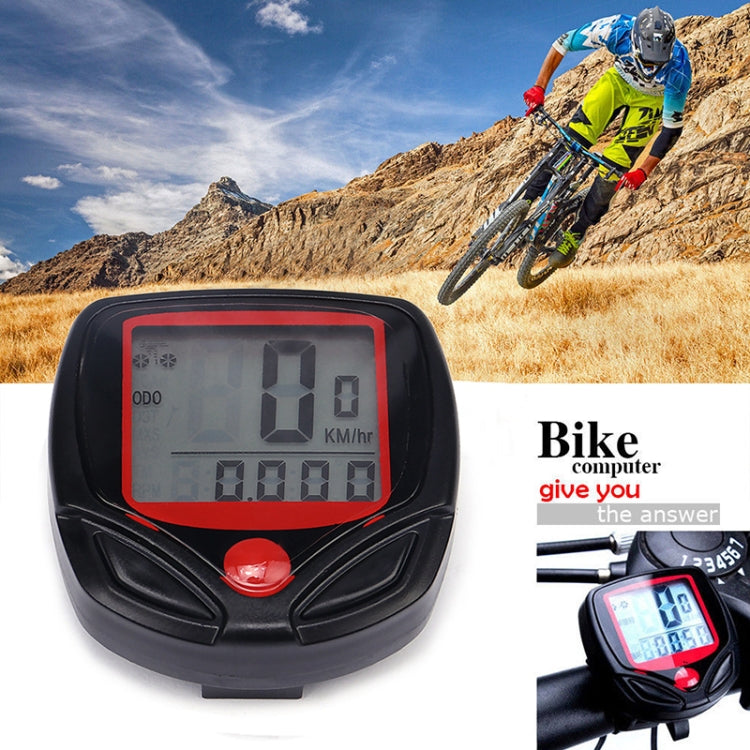 English Waterproof 14 Function Cycle Computer LCD Odometer Speedometer by buy2fix