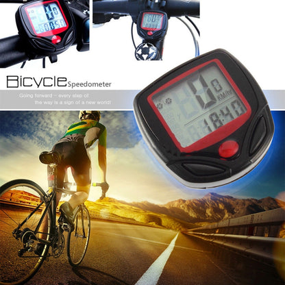 English Waterproof 14 Function Cycle Computer LCD Odometer Speedometer by buy2fix