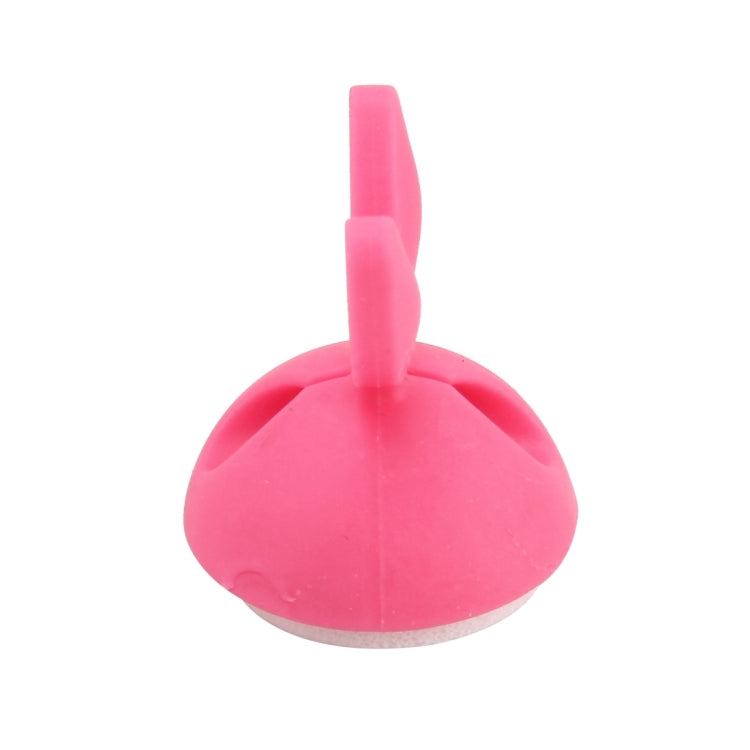 6 PCS CC-941 Rabbit Shape Single Hole Cable Clips Holder, Cable Management System and Cord Organizer Solution(Pink) by buy2fix