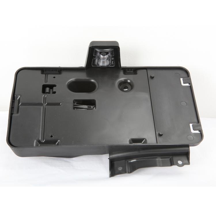 Car Tail Rear License Plate Frame Number Holder Mounting Bracket with Light for Jeep Wrangler JK 2007-2017 by buy2fix