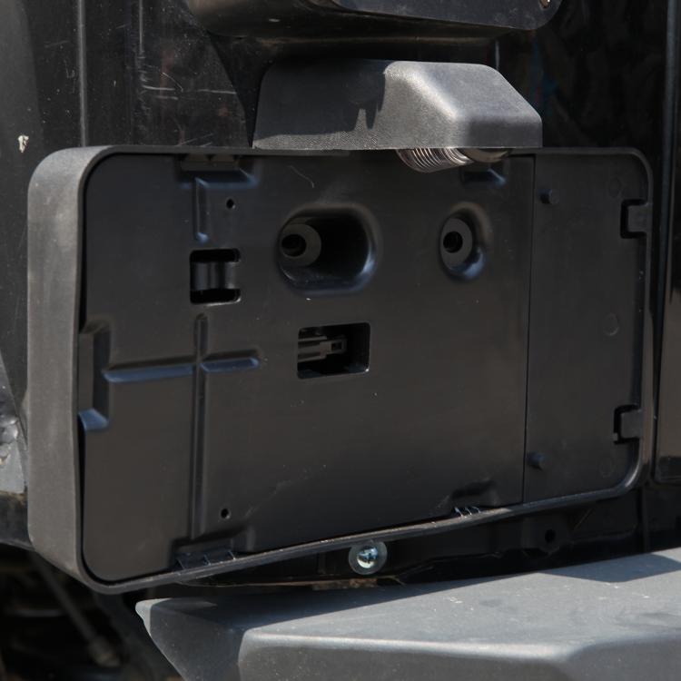 Car Tail Rear License Plate Frame Number Holder Mounting Bracket with Light for Jeep Wrangler JK 2007-2017 by buy2fix