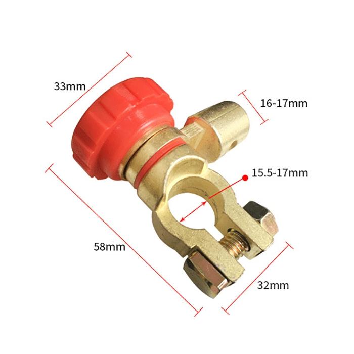 Car Battery Selector Isolator Disconnect Rotary Switch Cut (Black) - Car Switches by buy2fix | Online Shopping UK | buy2fix