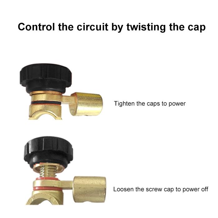 Car Battery Selector Isolator Disconnect Rotary Switch Cut (Black) - Car Switches by buy2fix | Online Shopping UK | buy2fix