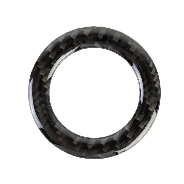 Car Carbon Fiber Steering Wheel Middle Frame Decorative Sticker for Volkswagen Touareg by buy2fix