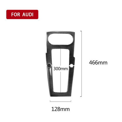 Car Carbon Fiber Gear Position Panel Decorative Sticker for Audi 2014-2017 A3, Left Drive by buy2fix
