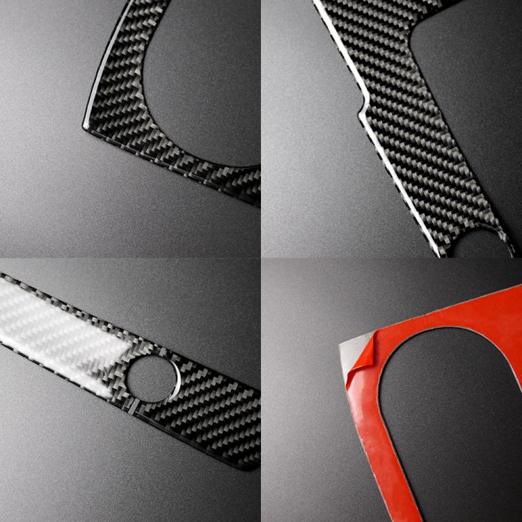 Car Carbon Fiber Gear Position Panel Decorative Sticker for Audi 2014-2017 A3, Left Drive by buy2fix