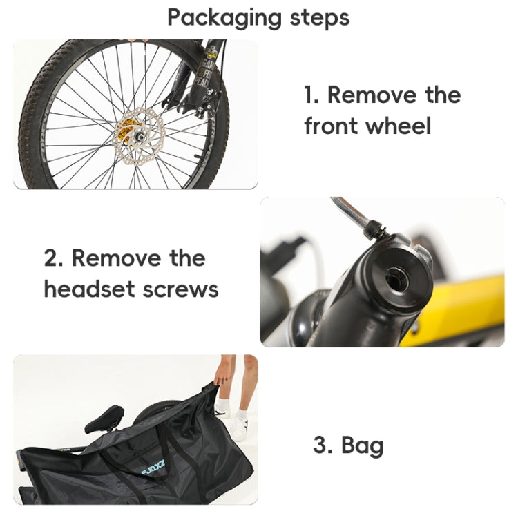 Bicycle Loading Bag Portable Strong Bike Loading Package Cycling Bag for 26-29 inch Bike by buy2fix