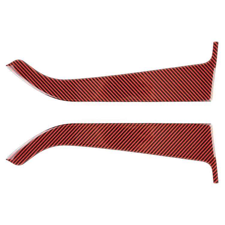 2 in 1 Car Carbon Fiber Door Panel Decorative Sticker for Ford Mustang 2015-2020 by buy2fix