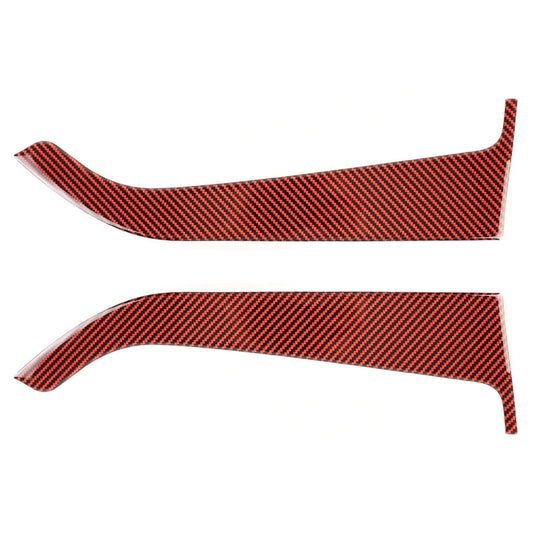 2 in 1 Car Carbon Fiber Door Panel Decorative Sticker for Ford Mustang 2015-2020 by buy2fix