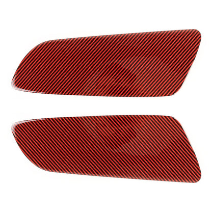 2 in 1 Car Carbon Fiber Rear Cover Decorative Sticker for Ford Mustang 2015-2020 by buy2fix