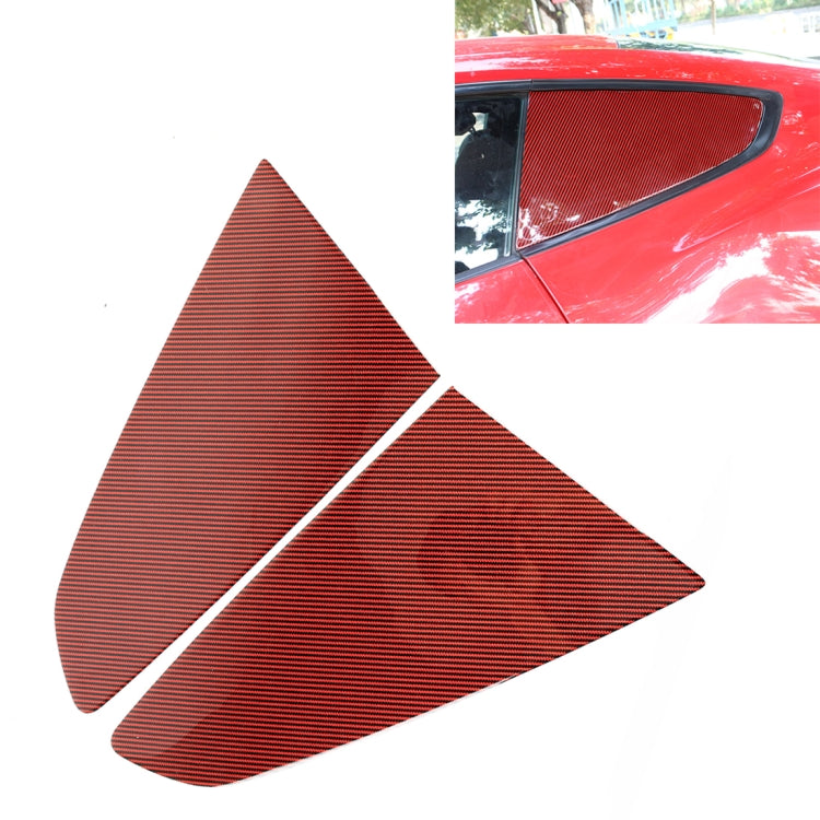 2 in 1 Car Carbon Fiber Shutter Decorative Sticker for Ford Mustang 2015-2020 by buy2fix