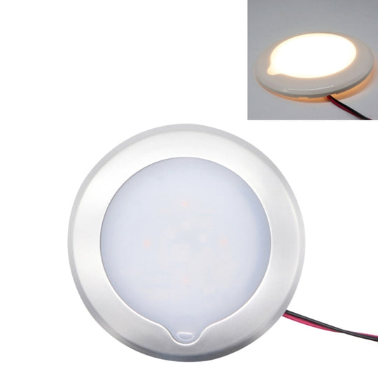 DC 9-30V 4.5W 3000-3300K IP67 Marine RV Dimmable 150mm LED Dome Light Ceiling Lamp, with Touch Control (Warm Light)
