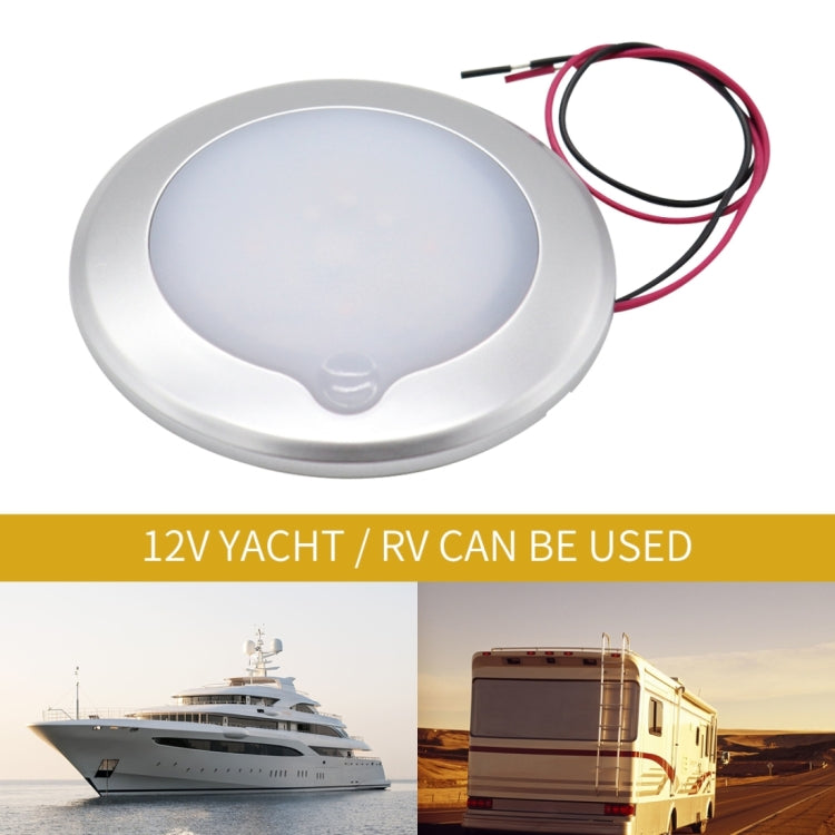 DC 9-30V 4.5W 3000-3300K IP67 Marine RV Dimmable 150mm LED Dome Light Ceiling Lamp, with Touch Control (Warm Light) - Marine Accessories & Parts by buy2fix | Online Shopping UK | buy2fix