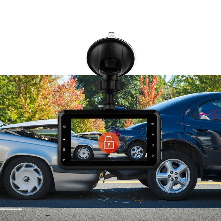 T638+ Car DVR USB Hidden Dual-lens Driving Recorder HD Reversing Video Monitor by buy2fix