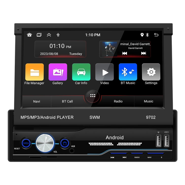 SWM 9702 Car HD 7 inch Android Radio Receiver MP5 Player, Support FM & Bluetooth & GPS & WiFi by buy2fix