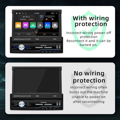 SWM 9702 Car HD 7 inch Android Radio Receiver MP5 Player, Support FM & Bluetooth & GPS & WiFi by buy2fix
