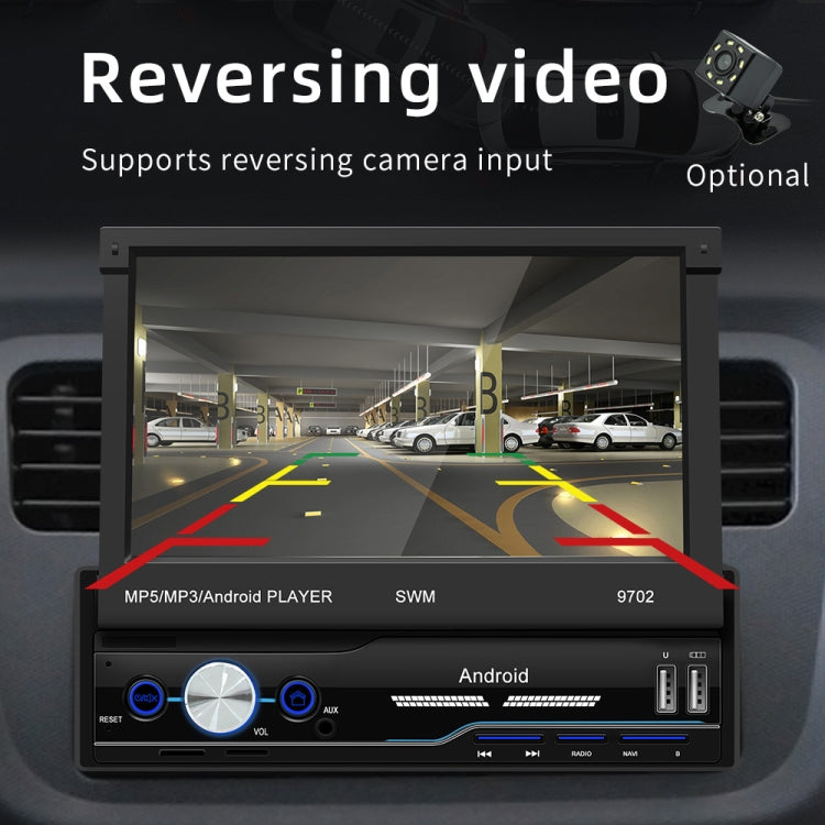 SWM 9702 Car HD 7 inch Android Radio Receiver MP5 Player, Support FM & Bluetooth & GPS & WiFi by buy2fix