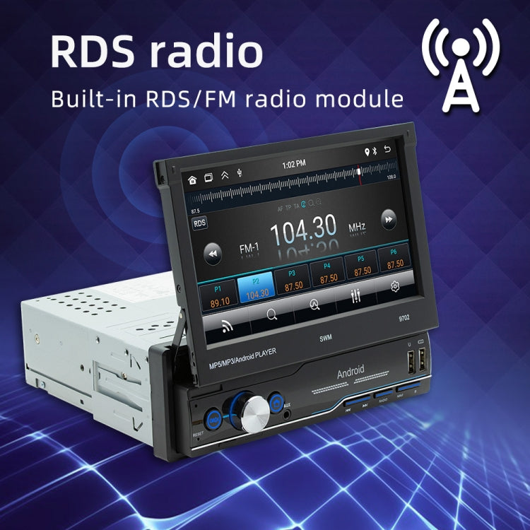SWM 9702 Car HD 7 inch Android Radio Receiver MP5 Player, Support FM & Bluetooth & GPS & WiFi by buy2fix