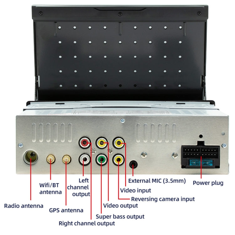SWM 9702 Car HD 7 inch Android Radio Receiver MP5 Player, Support FM & Bluetooth & GPS & WiFi by buy2fix