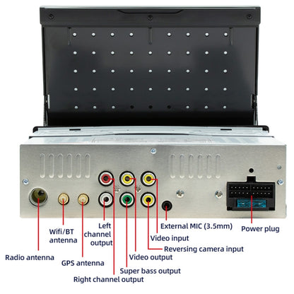 SWM 9702 Car HD 7 inch Android Radio Receiver MP5 Player, Support FM & Bluetooth & GPS & WiFi by buy2fix