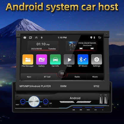 SWM 9702 Car HD 7 inch Android Radio Receiver MP5 Player, Support FM & Bluetooth & GPS & WiFi by buy2fix