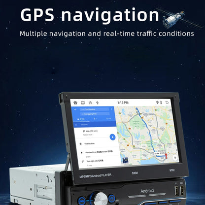 SWM 9702 Car HD 7 inch Android Radio Receiver MP5 Player, Support FM & Bluetooth & GPS & WiFi by buy2fix