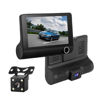 3 in 1 4 inch 170 Degree Wide Angle Night Vision HD 1080P Video Car DVR, Support Motion Detection / G-Sensor by buy2fix