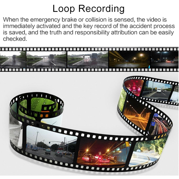 3 in 1 4 inch 170 Degree Wide Angle Night Vision HD 1080P Video Car DVR, Support Motion Detection / G-Sensor by buy2fix