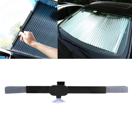 Car Sucker Suction Cups Retractable Windshield Sun Shade Block Sunshade Cover for Solar UV Protect, Size: 46cm by buy2fix
