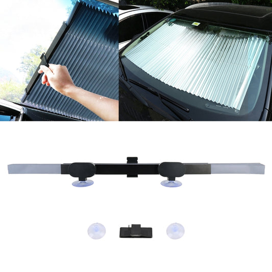 Car Sucker Suction Cups Retractable Windshield Sun Shade Block Sunshade Cover for Solar UV Protect, Size: 65cm by buy2fix
