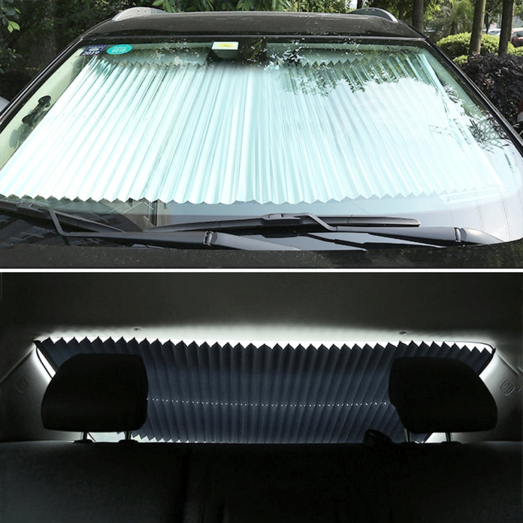 Car Sucker Suction Cups Retractable Windshield Sun Shade Block Sunshade Cover for Solar UV Protect, Size: 65cm by buy2fix