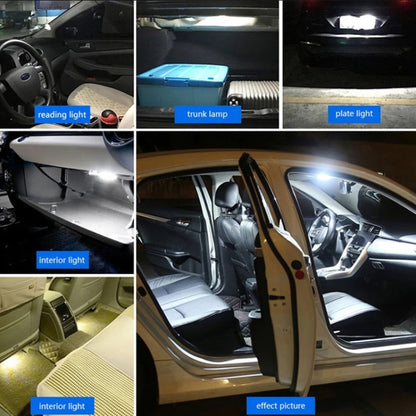 2pcs 36mm DC12-24V / 1W / 6000K / 60LM 15LEDs SMD Car Reading Lamp Dome Light by buy2fix