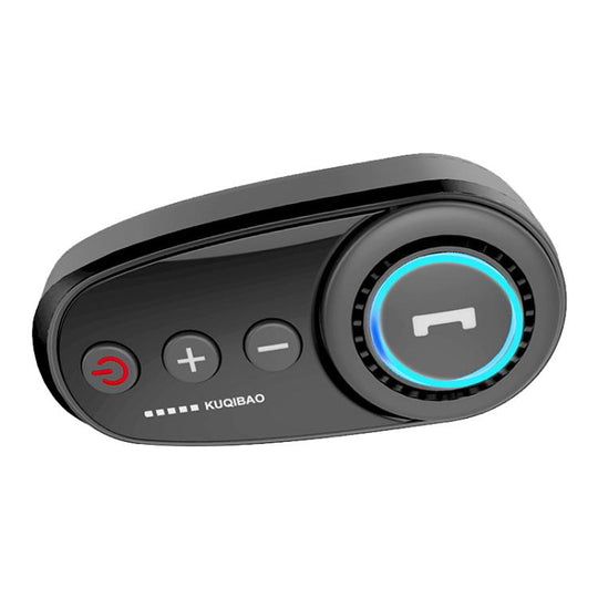 K10 Motorcycle Bluetooth Helmet Headset, Black Hidden Microphone