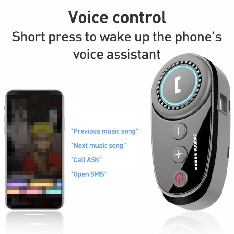 K10 Motorcycle Bluetooth Helmet Headset, Black Hard Pole Microphone - Helmets by buy2fix | Online Shopping UK | buy2fix