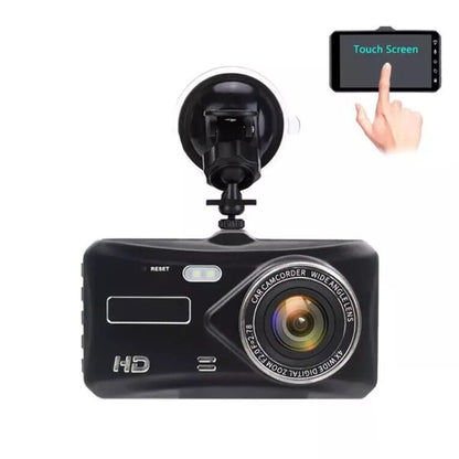 X97 4 inch Front and Rear Dual-recording HD 1080P Night Vision Driving Recorder Support Loop Recording / Parking Monitoring by buy2fix