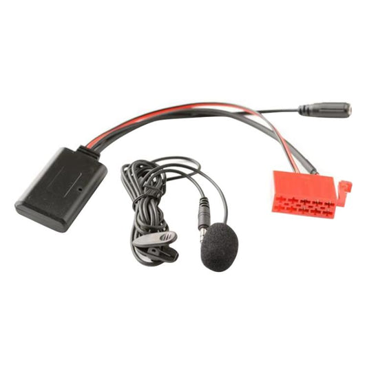 Car AUX Bluetooth Audio Cable Wiring Harness + MIC for Mercedes-Benz Special by abaecker BE2210/BE1650 - DIY Cables by buy2fix | Online Shopping UK | buy2fix